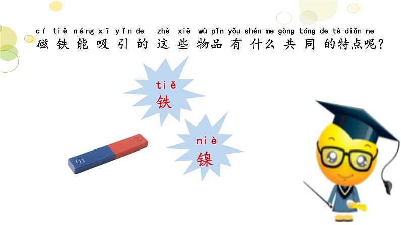 苏教版（2017秋）科学二年级下册 4 磁铁的吸力（课件）第7页