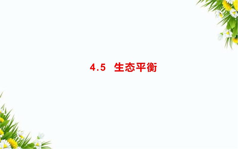 大象版五年级下册科学 4.5 生态平衡（课件PPT+教案）01