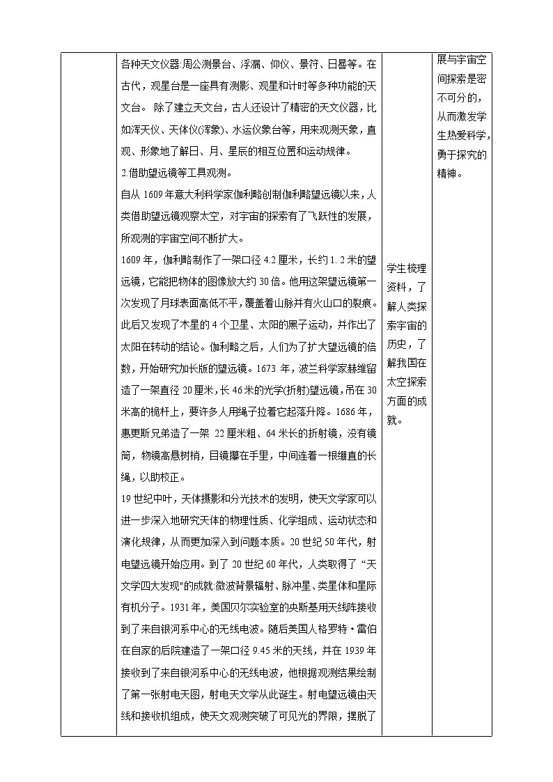 教科版六年级下册科学3.7《探索宇宙》（课件+教案+习题）02