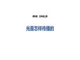 教科版科学五年级上册 第二单元 光  2.3 光是怎样传播的  教学PPT课件