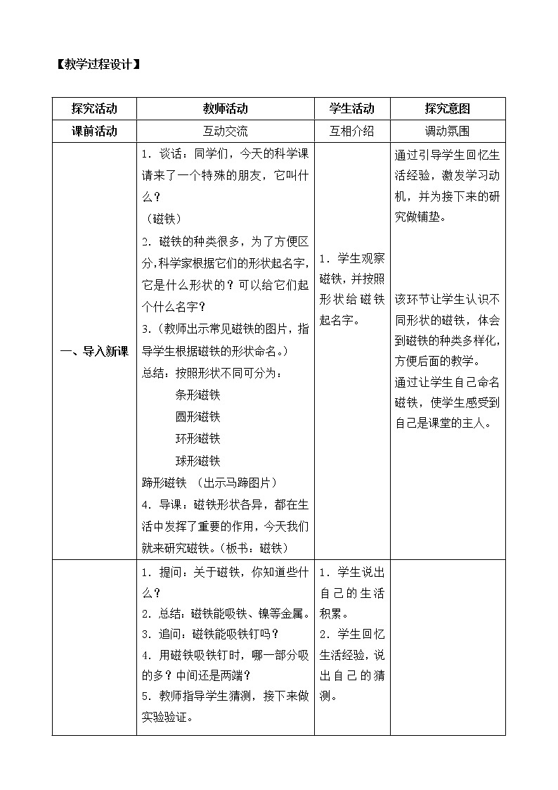 5.磁铁的两极 （网格式教案）第2页