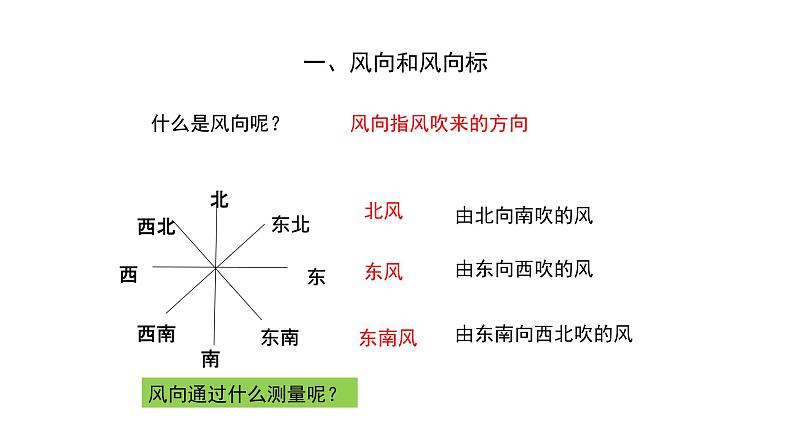 教科版科学四年级上册第一单元 《天气》1.4风向和风速 PPT教学课件04