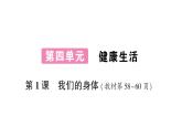 教科版(2017)科学五年级上册第1课我们的身体作业课件