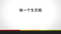 教科版科学五年级上册 第一单元生物与环境 1.5  做一个生态瓶  教学PPT课件