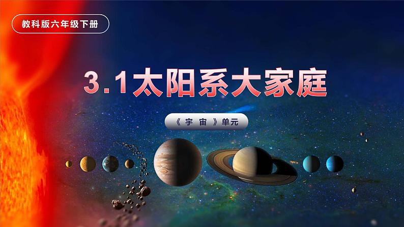 3.1太阳系大家庭（课件）教科版（2017）科学六年级下册02