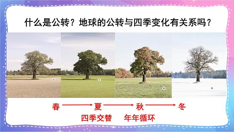六上科学 第6课 地球的公转与四季变化 课件PPT+教案+视频素材03