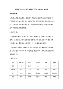 小学科学教科版 (2017)五年级下册1.船的历史课时作业