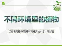 科学三年级下册第二单元 植物与环境5 不同环境里的植物课文内容课件ppt