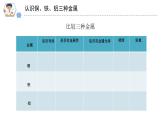 苏教版三年级下册科学14.金属）课件+教案+素材+实验记录单