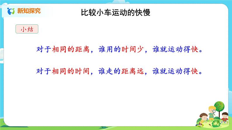 湘科2017版四年级上册第l五单元3.《怎样比较运动的快慢》课件+教学设计+练习及答案+视频素材08