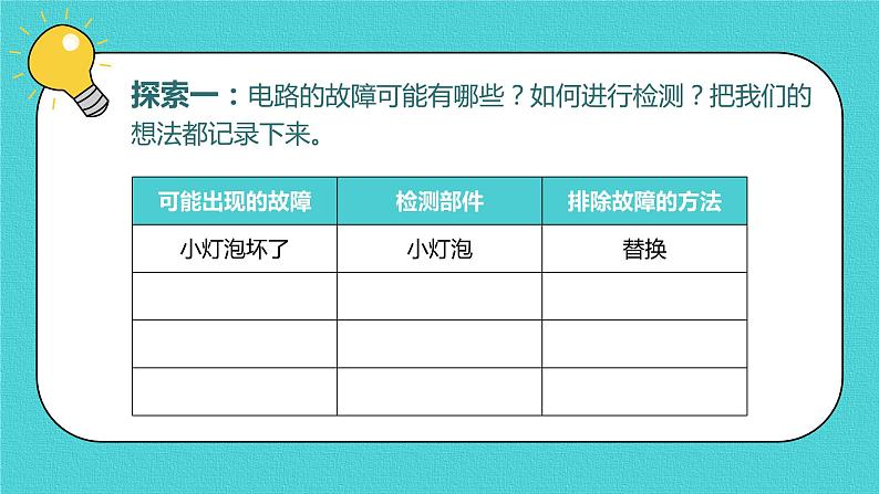 四年级下册科学课件  2.4电路出故障了   教科版   (共9张PPT)04