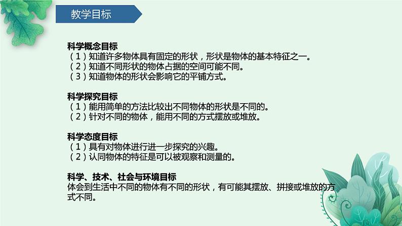 教科版科学一年级下册  第一单元  我们周围的物体  3.认识物体的形状  课件第4页