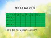 2022鄂教版科学五年级上册第1课《我们身体的变化》ppt课件