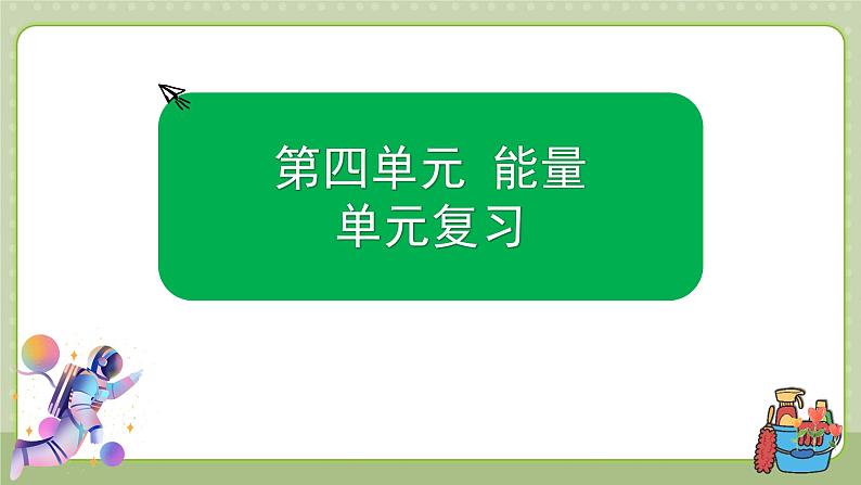 教科版科学六上 第四单元《能量》单元复习课件第1页