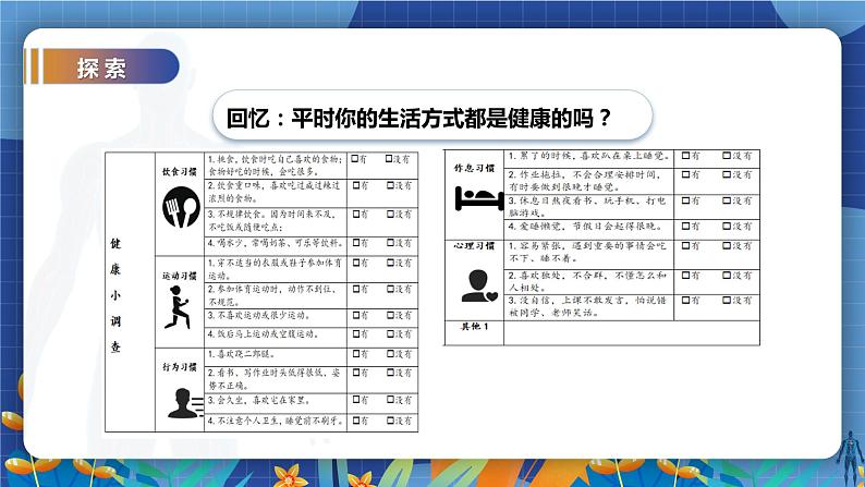 教科版(2017)科学五年级上册4.7《制订健康生活计划》课件+教案03