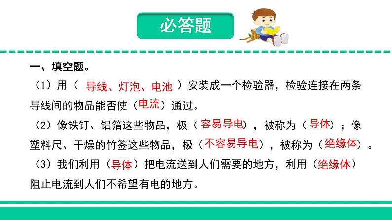 苏教版科学四上 13.导体和绝缘体 课件PPT+教案+练习02