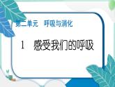 四上科学 1 感受我们的呼吸 习题PPT讲解 (含答案+动画)