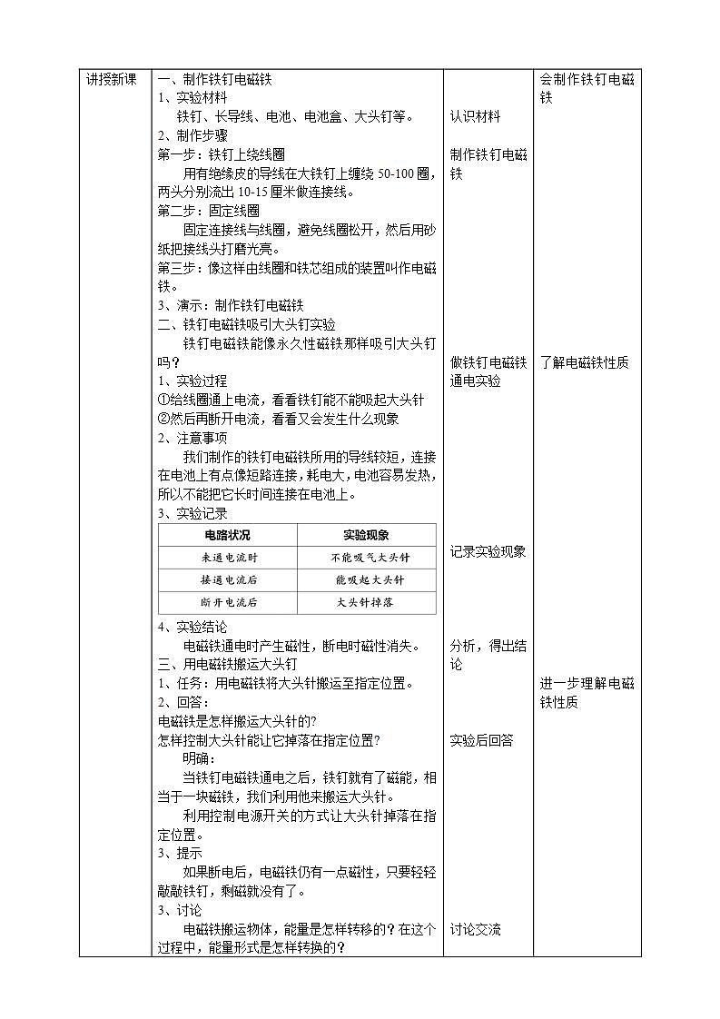 教科版六上科学  4.4《电能和磁能》课件+教案+练习+素材02