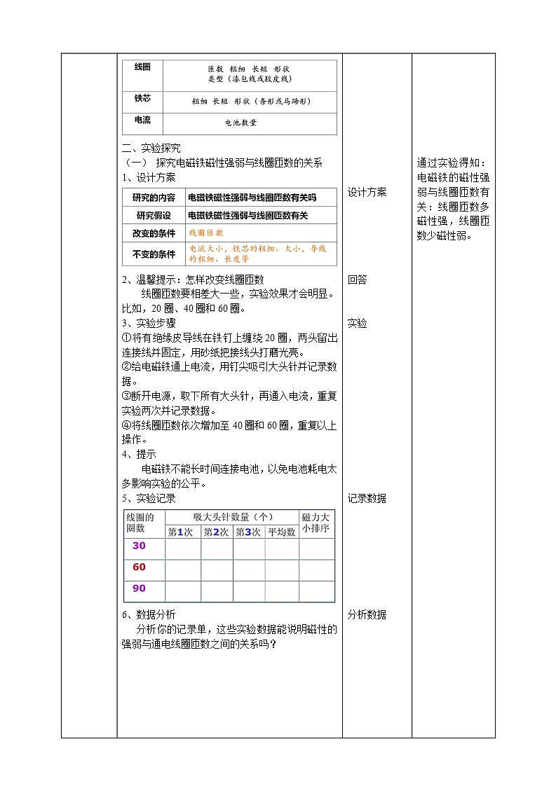 教科版六上科学  4.5《电磁铁》课件+教案+练习+素材02
