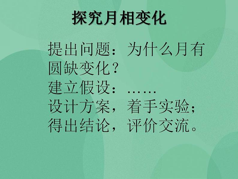 湘教版6上科学 5.2 月有阴晴圆缺 课件第5页