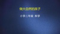 科学二年级上册7.做大自然的孩子评优课课件ppt