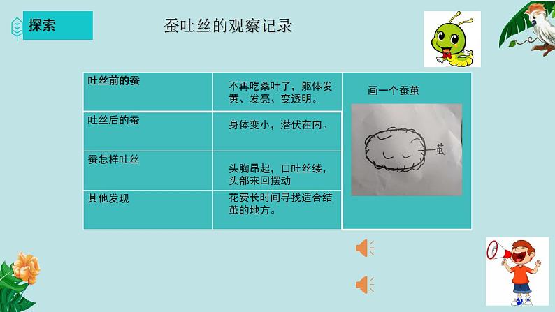 小学科学 教科版 三年级下册 蚕变了新模样 课件07