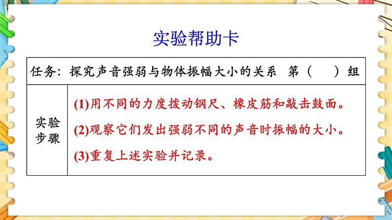 四年级上册科学-1.5 声音的强与弱  课件+素材 教科版06