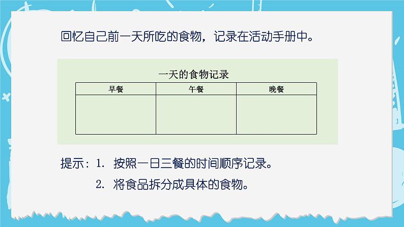 四年级上册科学-2.4 一天的食物 课件 教科版07