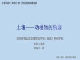 小学科学 二年级上册《我们的地球家园》单元《土壤—动植物的乐园》微课PPT课件