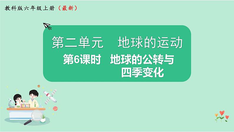 教科版六上科学 2.6《地球的公转与四季变化》课件+视频素材01