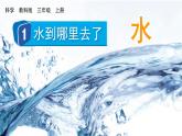 教科版三年级科学上册课件 第一单元 水 1 水到哪里去了