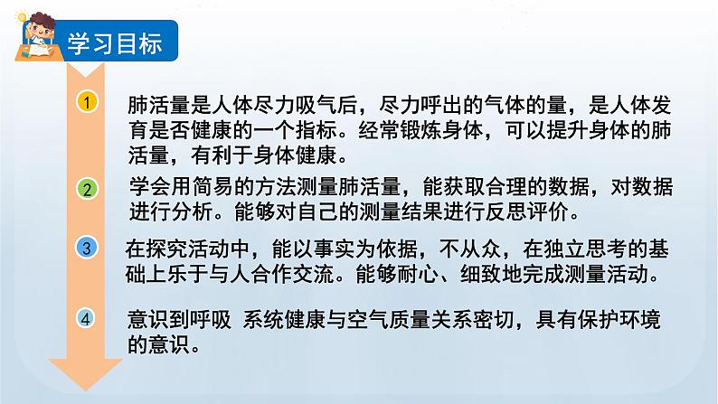 教科版四年级科学上册课件 第二单元 呼吸与消化 3 测量肺活量02