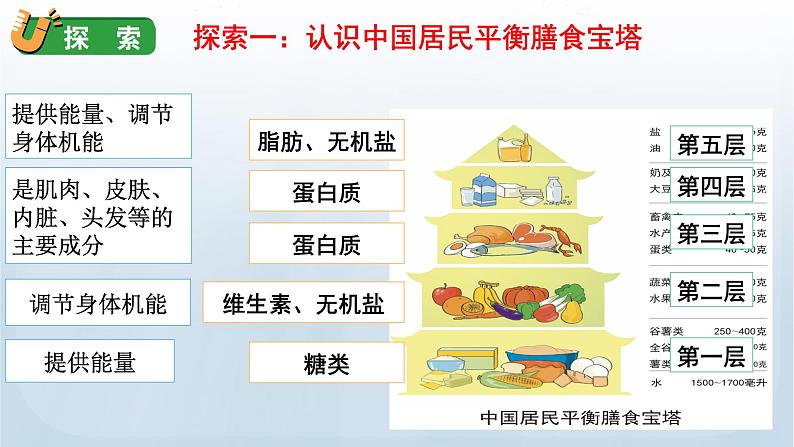 教科版四年级科学上册课件 第二单元 呼吸与消化 6 营养要均衡06