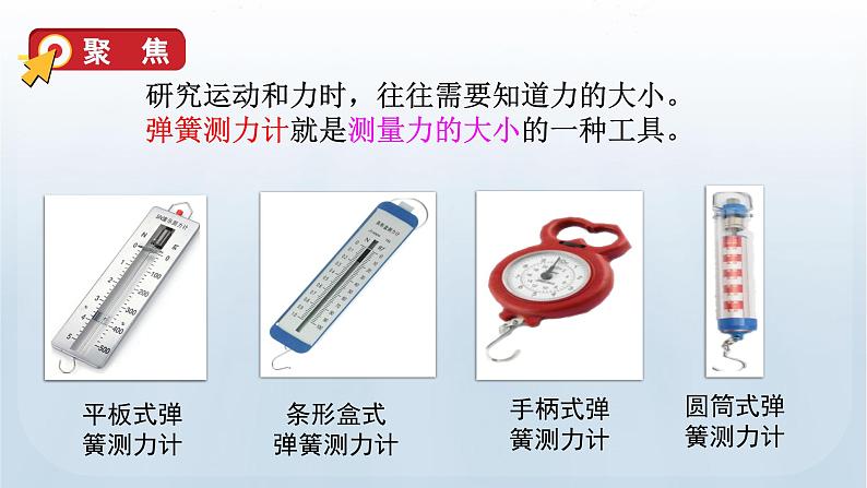 教科版四年级科学上册课件 第三单元 运动和力 4 弹簧测力计03