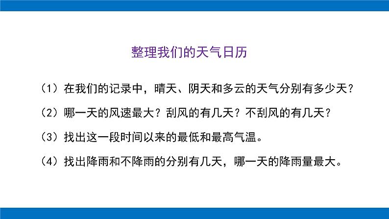 3.7 整理我们的天气日历（课件）第4页