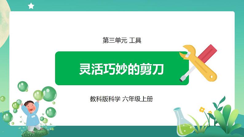 教科版六上科学 3.5《灵活巧妙的剪刀》课件+教案+练习+素材01