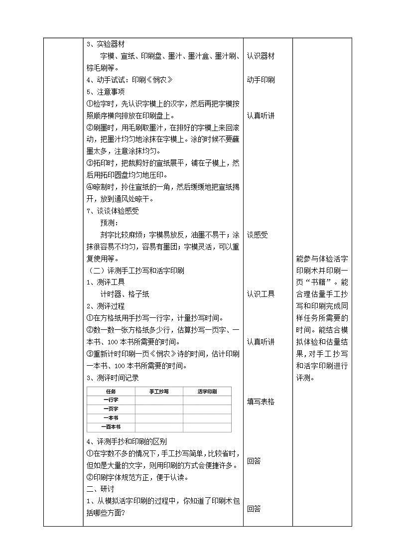 教科版六上科学 3.6《推动社会发展的印刷术》课件+教案+练习+素材02