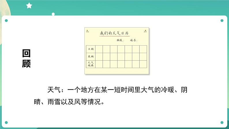 教科版3上科学 3.7 整理我们的天气日历 课件第2页