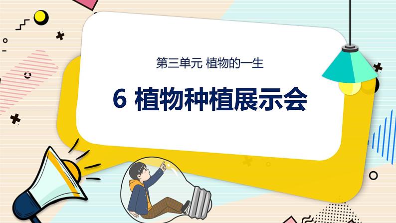 新大象科学三下 3.6 植物种植展示会 课件PPT+教案+视频01