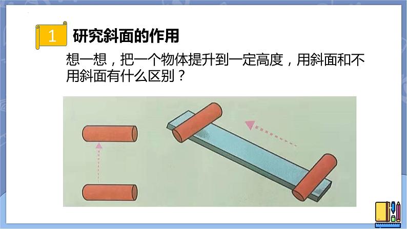 冀人版五下科学 第20课《斜面的作用》教案+课件PPT03
