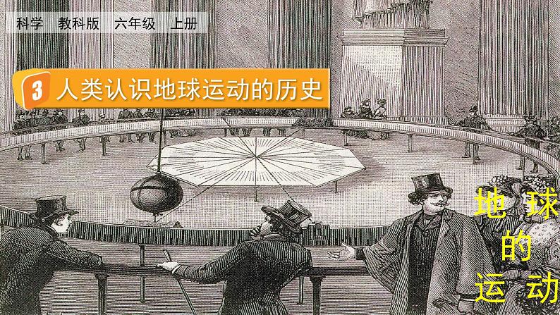 教科版六年级科学上册课件 2地球的运动 3 人类认识地球运动的历史01