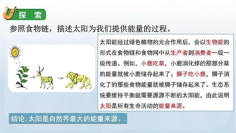 教科版六年级科学上册课件 第4单元 7 能量从哪里来08
