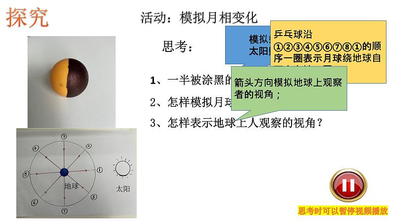 小学科学 教科版 六年级下册  《月相变化》 PPT 课件08