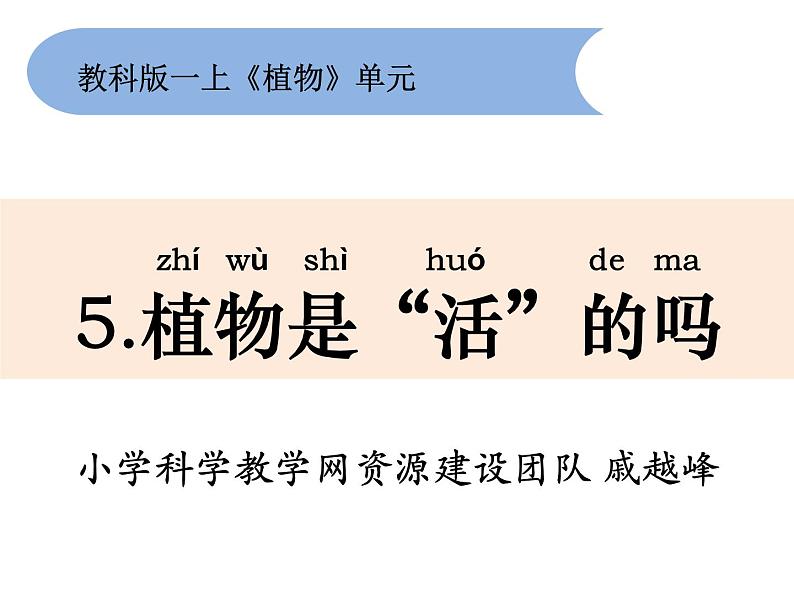 （8.19）一上《植物》教学资源 定稿 课件01