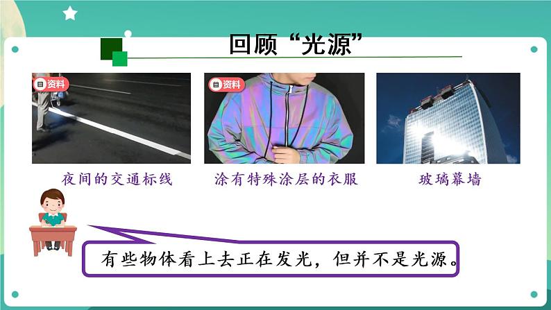 新人教鄂教版五上科学：第四单元 光 单元回顾课件PPT04