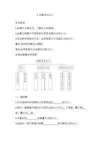 大象版 (2017)三年级上册3 判断风力大小课时作业