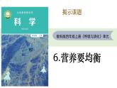教科版(2017秋）四年级科学上册2.6《营养要均衡》 （课件20张PPT+素材）
