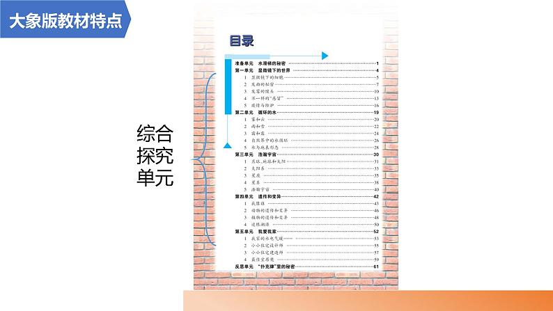 大象版科学（2017）六年级上册反思单元《“扑克牌”里的秘密》教材分析及教学建议 课件02