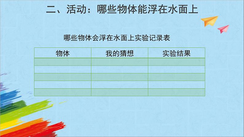 大象版四年级下科学《小船与浮力》课件第5页