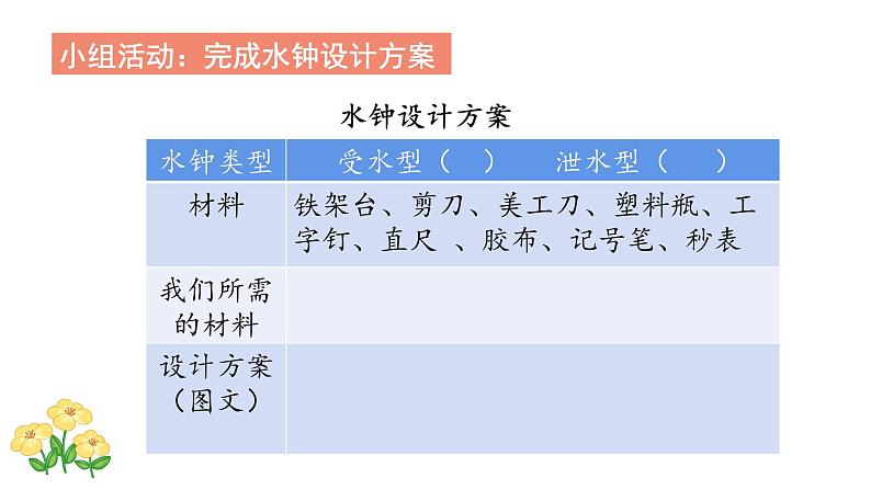 3.3 我们的水钟（课件）- 2021-2022学年科学五年级上册 - 教科版第8页